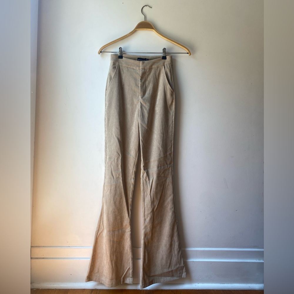 Pretty little thing camel cord trousers